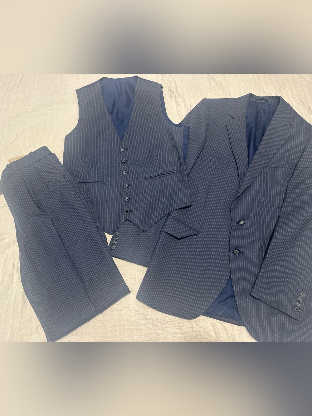Vintage Alexandre of England 3-Piece Pinstripe Suit – The Alexandre Collection